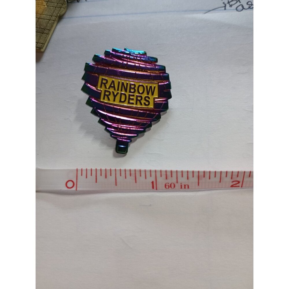 Rainbow ryders hot air balloon Pin